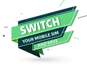 Switch your mobile SIM and save.